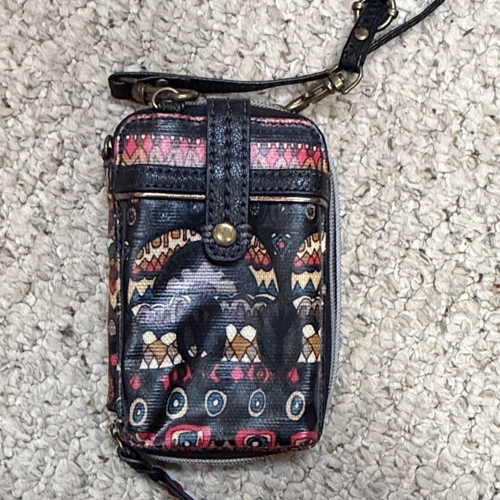 Sakroots Black Multicolor Patterned Crossbody Bag - image 2